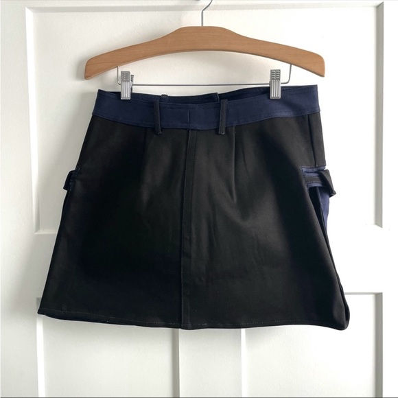 Dion Lee Bonded Cotton Twill Saddle Loop Mini Skirt - Picture 12 of 12